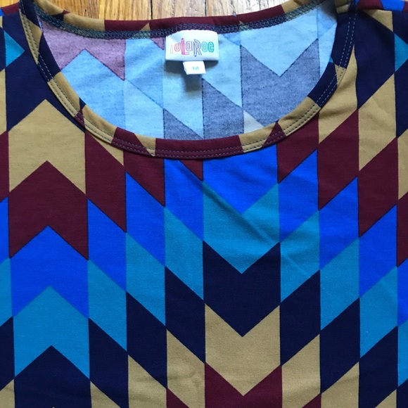 NEW LuLaRoe Julia Dress Medium - Picture 4 of 9